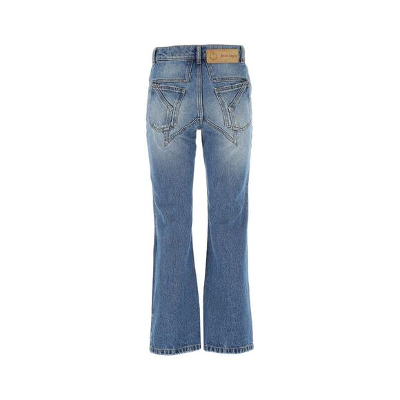 Moncler Genius Women Blue 8 Moncler Palm Angels Jeans - Picture 2 of 2